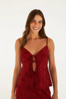 BLUSA JACQUARD COQUEIRADA VERM