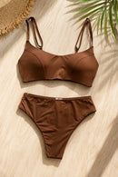 BIQUINI ALBA HOT PANTS BROWN