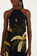 Blusa Estampada Itacaré Preto Itacaré