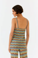 BLUSA TUNICA TRICOT MULTICOLOR