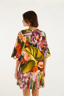 VESTIDO CURTO FOLHAGEM