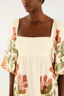 VESTIDO CURTO FLORAL JULIAN