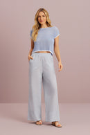 CALÇA WIDE LISTRAS