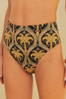 Biquíni Hotpants Argola Estampado Camafeu G