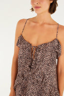 VESTIDO CURTO BABY ONÇA
