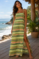 VESTIDO LONGO EST LISTRA BEACH PALMEIRA