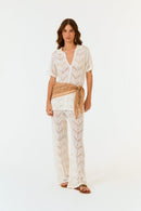 CAMISA TRICOT PONTO CROCHET