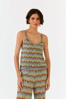 BLUSA TUNICA TRICOT MULTICOLOR