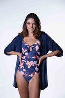 Maio Pauba Drapeado  Blue Rush