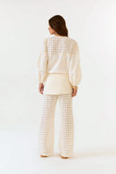 CALCA TRICOT PONTO CROCHET