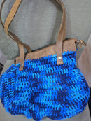 BOLSA CROCHE AZUL