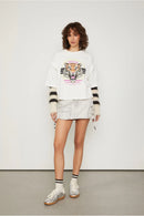 CAMISETA MALHA TIGRE OFF WHITE
