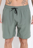 BERMUDA MICROFIBRA C/ BOLSO E CORDAO - VERDE MILITAR - G - 032.012.003.0047